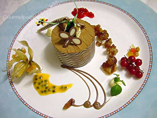 Semifreddo al caffè con datteri
